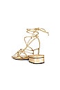 view 3 of 5 Daffy Sandal in Gold Leaf & Soft Silver