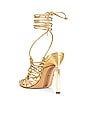 view 3 of 5 Lylah Heel in Amber Gold