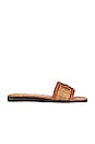 view 1 of 5 Irina Slide in Rich Cognac & Cuoio