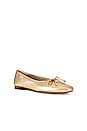 view 2 of 5 Meadow Ballet Flat in Gold