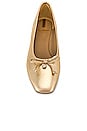view 4 of 5 Meadow Ballet Flat in Gold