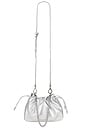 view 1 of 5 Alexandra Petite Drawstring Bag in Silver