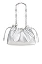 view 2 of 5 Alexandra Petite Drawstring Bag in Silver