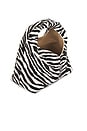 view 4 of 4 Diamond Handbag in Zebra