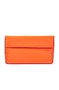 view 1 of 4 Pillow Clutch in Tangerine