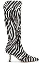 view 1 of 6 BOTA A LA PANTORRILLA PETRA in Zebra