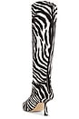 view 3 of 6 BOTA A LA PANTORRILLA PETRA in Zebra