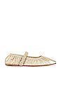 view 1 of 5 Zadie Ballet Flat in Gold