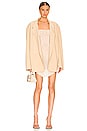 view 4 of 4 x REVOLVE Mesh V Cut Dress in Nude