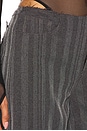 view 6 of 6 Undone Waist Trouser in Grey Suiting