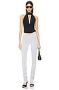 view 5 of 6 Shirred Zip Pants in Quartz