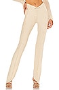 view 1 of 4 PANTALON ASYMMETRIC in Nude