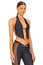 view 2 of 4 Butterfly Halter in Denim