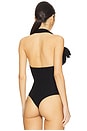view 4 of 5 Tied Up Halter Bodysuit in Black