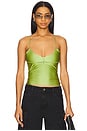 view 1 of 4 Double Layer Tank Top in Lime