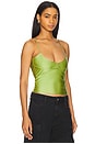 view 2 of 4 Double Layer Tank Top in Lime