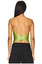 view 3 of 4 Double Layer Tank Top in Lime