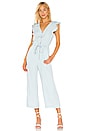 view 1 of 3 Mica Ruffle Sleeve Jumpsuit in Catalina Wash