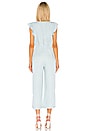 view 3 of 3 Mica Ruffle Sleeve Jumpsuit in Catalina Wash
