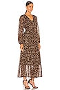 view 2 of 3 So Long Maxi Dress in Tortoise Spots