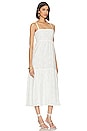 view 2 of 3 Embroidered Maxi Dress in White