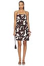 view 1 of 3 Hideaway Linen Tie Strap Dress in Desertscape