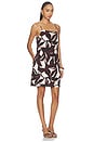 view 2 of 3 Hideaway Linen Tie Strap Dress in Desertscape