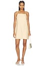 view 1 of 3 VESTIDO DE LINO CON TIRANTES HIDEAWAY in Banana