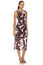 view 2 of 3 Desire More Mesh Cinch Dress in Desertscape