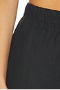 view 6 of 6 Almost There Linen Shorts in Black