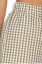 view 6 of 6 Easy Gingham Shorts in Timber & Collagen Gingham