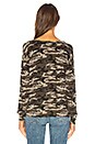 view 3 of 4 Laguna Tie Front Sweater in Human Nature Camo