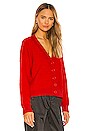 view 2 of 4 Super Soft Crop Cardi in Punk Red