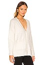 view 3 of 5 Fluff It Up Cardi in Winter White