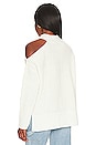 view 3 of 4 Cut It Out Sweater in Creme