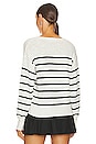 view 3 of 4 Casual And Chill Sweater in Black Stripe