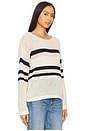 view 2 of 4 SPORTY STRIPE セーター in Eco Natural & Black Stripe