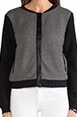 view 5 of 5 Quilted Soft Varsity Jacket in Stark