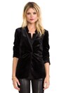 view 2 of 6 Velvet Dinner Blazer in Black