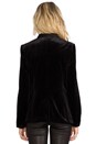 view 4 of 6 Velvet Dinner Blazer in Black