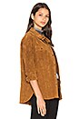 view 2 of 5 Silky Suede Overshirt Jacket in Ol'Spice