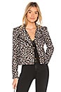 view 1 of 4 Poison & Leopard Moto Jacket in Leopard