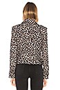 view 3 of 4 Poison & Leopard Moto Jacket in Leopard