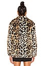view 3 of 4 SEEING SPOTS FAUX FUR コート in Leopard