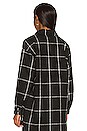 view 3 of 4 Midi Shacket in Window Pane Plaid