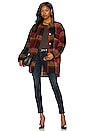 view 4 of 4 Midi Shacket in Carson Plaid