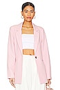 view 1 of 5 Bryce Woven Blazer in Washed Pink
