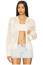 view 1 of 6 Flower Pop Open Stitch Jacket in Eco Natural