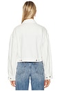 view 5 of 6 Cropped Paper Boy Jacket in Bleached White