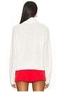 view 3 of 4 Boucle Knit Bomber in Chalk